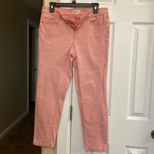 Jessica Simpson Pink Cropped Jeans